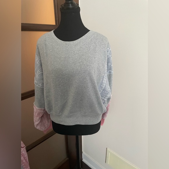 Vintage Havana Gray Boho Sweat Suit with batwing sleeves. Size medium. - Picture 5 of 11